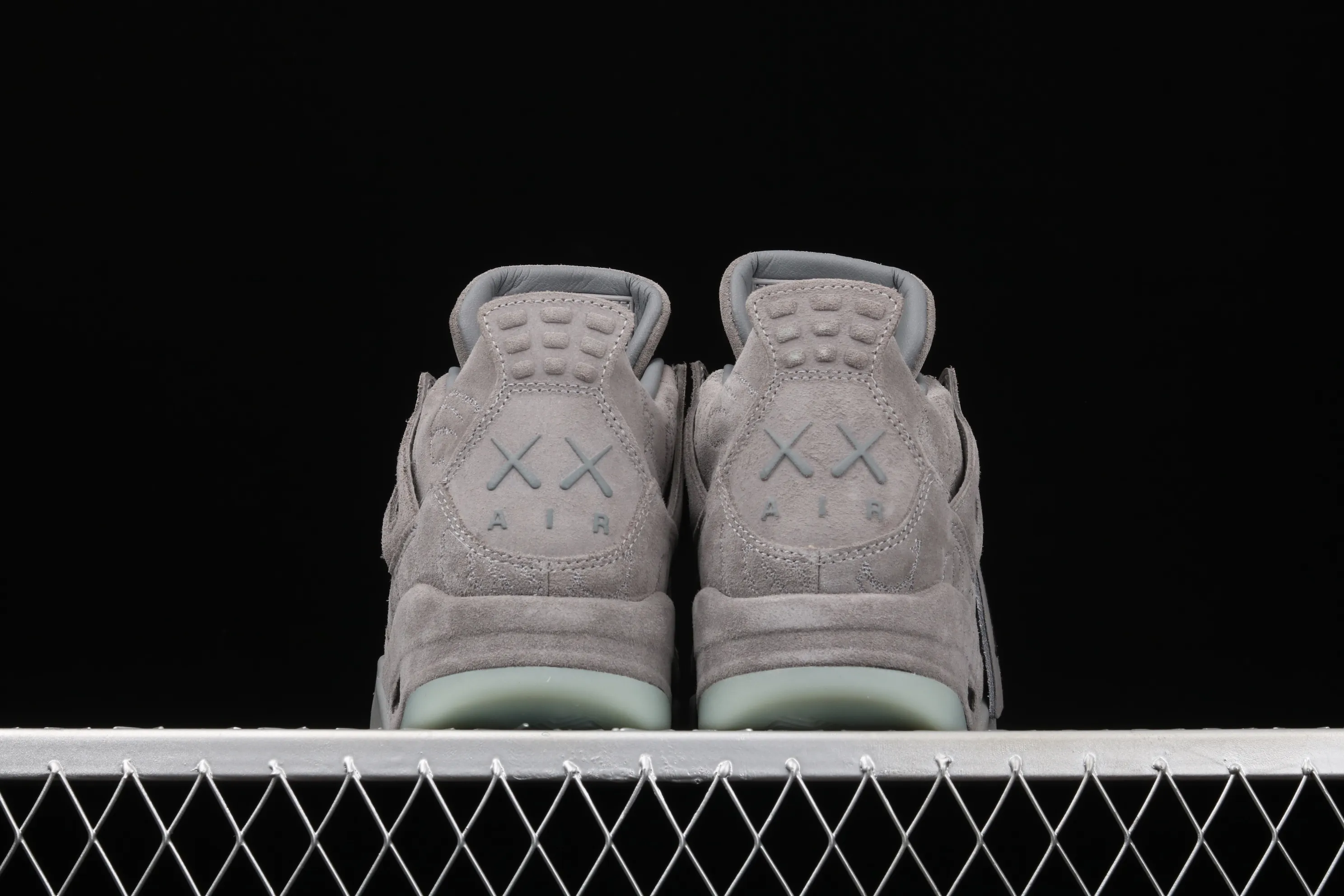 All categories Air Jordan Jordan series basketball shoes Air Jordan 4 Pure original Air Jordan 4 Cool Gray AJ4 Joe 4 cool gray suede luminous bottom basketball shoes 930155-003